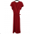 Langes Sommerkleid mit kurzen Ärmeln für Damen (Einheitsgröße S/M) ITALIAN FASHION IMD23430