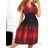 Elegantes ärmelloses Icecool-Kleid für Damen (M/L, XL/2XL) AINUOSI ITALIAN FASHION IMB239965