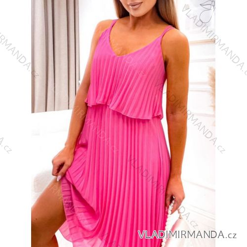 Sommerkleid Carmen aus Musselin für Damen (Einheitsgröße S/M) ITALIAN FASHION IMWE231506