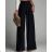 Elegante lange Damenhose (UNI S-L) ITALIAN FASHION IMD23417 S/M schwarz