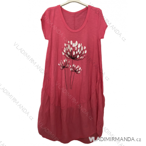 Shirt verlängert 3/4 Langarm Damen (L/XL/2XL ONE SIZE) ITALIAN FASHION IM423025