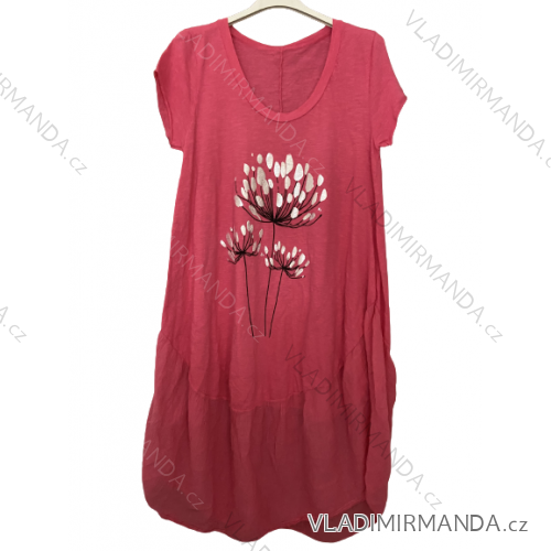 Shirt verlängert 3/4 Langarm Damen (L/XL/2XL ONE SIZE) ITALIAN FASHION IM423025