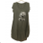 Shirt verlängert 3/4 Langarm Damen (L/XL/2XL ONE SIZE) ITALIAN FASHION IM423025