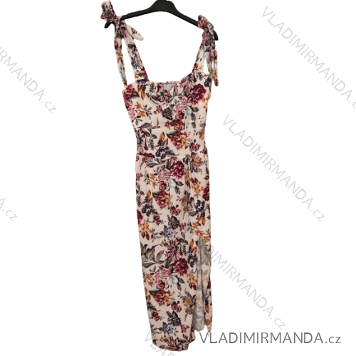 Carmen Sommerkleid (S / M / L ONE SIZE) ITALIAN FASHION IMWY22051 S/M weiß