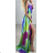 Langes, elegantes, trägerloses Sommerkleid für Damen (Einheitsgröße S/M) ITALIAN FASHION IMPBB23B23661