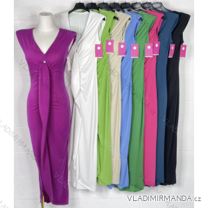 Elegantes ärmelloses Sommerkleid für Damen (Einheitsgröße S/M) ITALIAN FASHION IMPBB23B23622