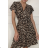 Damen-Sommerkleid mit kurzen Ärmeln (S/M EINHEITSGRÖSSE) ITALIAN FASHION IMPBB23S4326