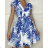 Damen-Sommerkleid mit kurzen Ärmeln (Einheitsgröße S/M) ITALIAN FASHION IMPBB23203/270