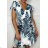 Damen-Sommerkleid mit kurzen Ärmeln (Einheitsgröße S/M) ITALIAN FASHION IMPBB23203/270