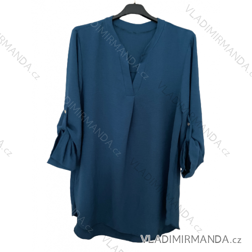Damen Langarmshirt Tunika Oversized (L / XL ONE SIZE) ITALIAN FASHION IMD211065