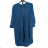 Damen Langarm Tunika Verlängert (L / XL ONE SIZE) ITALIAN FASHION IMD211117 schwarz