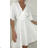 Elegantes Sommerkleid für Damen mit kurzen Ärmeln (Einheitsgröße S/M) ITALIAN FASHION IMPBB23D231103