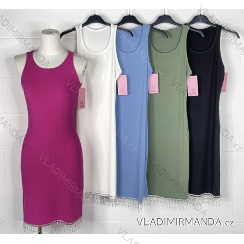 Ärmelloses Sommerkleid für Damen (Einheitsgröße S/M) ITALIAN FASHION IMPBB23C29490