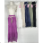 Langer Damenrock mit Gürtel (Einheitsgröße S/M) ITALIAN FASHION IMPBB23E2832