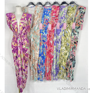 Langes ärmelloses Sommerkleid für Damen (Einheitsgröße S/M) ITALIAN FASHION IMPBB23A119222