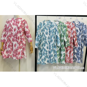 Damen-Sommerkleid mit langen Ärmeln (Einheitsgröße S/M) ITALIAN FASHION IMPEM239848