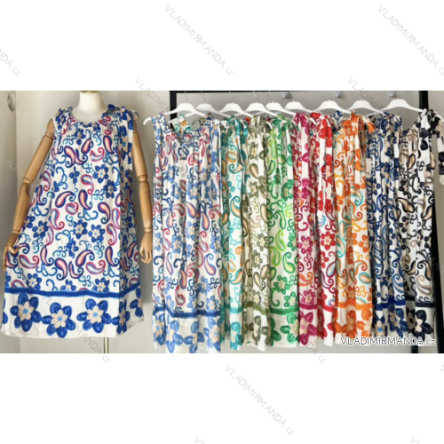 Ärmelloses Sommerkleid für Damen (Einheitsgröße S/M) ITALIAN FASHION IMPEM23R9716xin