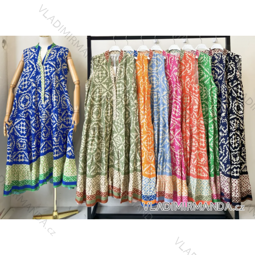 Ärmelloses Sommerkleid für Damen (Einheitsgröße S/M) ITALIAN FASHION IMPEM233324B