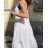 Trägerloses Sommer-Boho-Spitzenkleid für Damen (Einheitsgröße S/M) ITALIAN FASHION IMPEM24IND7712