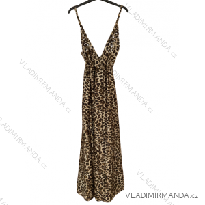 Langes, trägerloses Sommerkleid aus Satin für Damen (Einheitsgröße S/M) ITALIAN FASHION IMM22931-2/DU