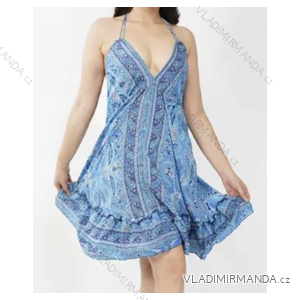 Trägerloses Sommerkleid für Damen (S/M Einheitsgröße) INDIAN FASHION IMPEM23BO357G