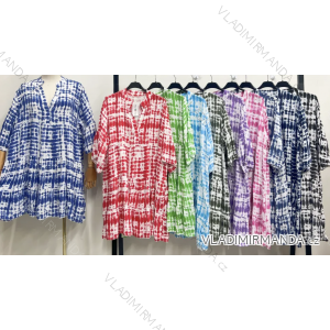 Damen-Sommerkleid mit 3/4-Ärmeln (Einheitsgröße S/M) ITALIAN FASHION IMPEM241360A