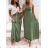 Elegantes ärmelloses Sommerkleid für Damen (S / M / L ONE SIZE) ITALIAN FASHION IMD22388 S/M béžová