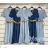 Damenkleid aus Baumwolle mit kurzen Ärmeln aus Spitze (S / M ONE SIZE) ITALIAN FASHION IMWM215877