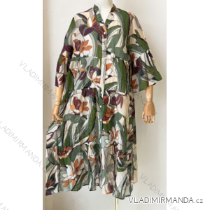 Sommerkleid für Damen mit 3/4-Ärmeln (Einheitsgröße S/M) INDIAN FASHION IMPEM23G204-4/204-11