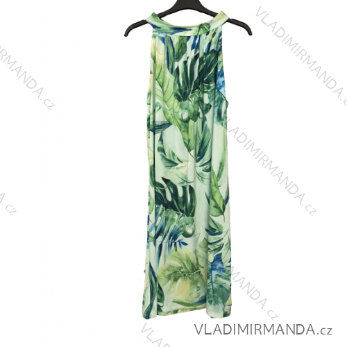 Frauen trägerloses Kleid (uni s / m) ITALIAN FASHION IMM20HF13170 S/M grün