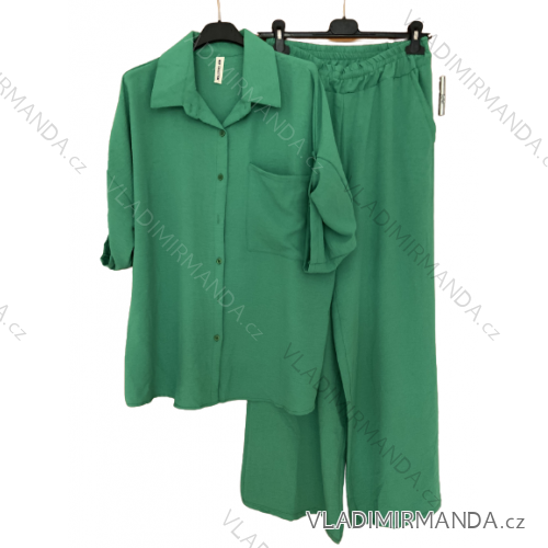 Langes Chiffon-Kurzarmkleid für Damen (S/M ONE SIZE) ITALIAN FASHION IMWGS231048