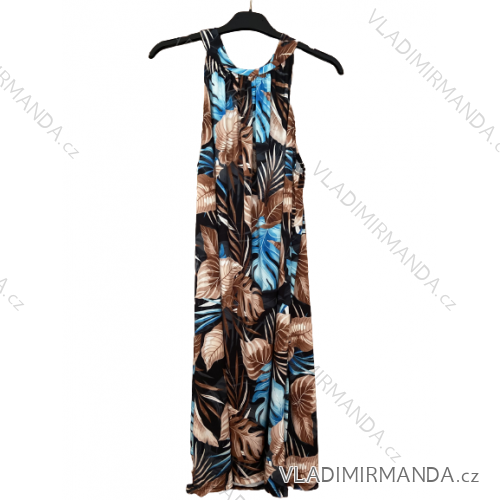 Frauen trägerloses Kleid (uni s / m) ITALIAN FASHION IMM20HF13170 S/M braun