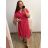Šaty košilové oversize krátký rukáv dámské (M/L//XL ONE SIZE) ITALSKÁ MÓDA IM422525