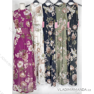 Šaty letní na ramínka dámské (S/M ONE SIZE) ITALSKÁ MÓDA IMPBB22B21841