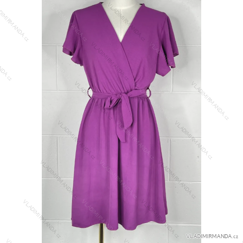Sommerkleid mit kurzen Ärmeln für Damen (Einheitsgröße S/M) ITALIAN FASHION IMPBB23S3270