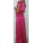 Langes, elegantes, ärmelloses Sommerkleid für Damen (Einheitsgröße S/M) ITALIAN FASHION IMPBB23O6307