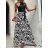 Langes ärmelloses Sommerkleid für Damen (Einheitsgröße S/M) ITALIAN FASHION IMM23M3667