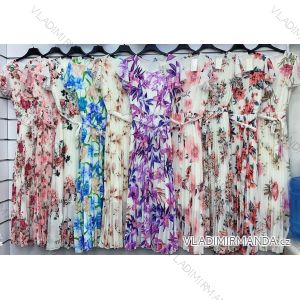 Sommerkleid Carmen aus Musselin für Damen (Einheitsgröße S/M) ITALIAN FASHION IMWE231506