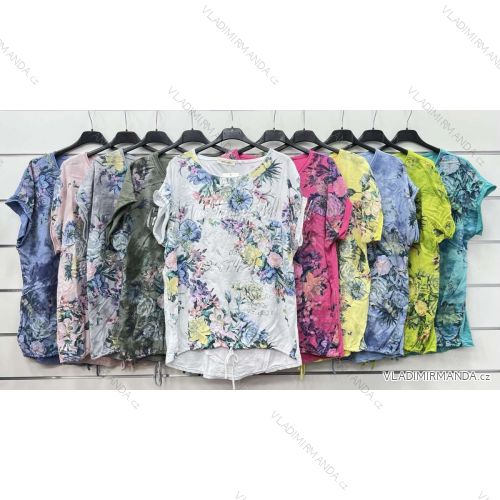 Tunika/Bluse mit langen Ärmeln für Damen (Einheitsgröße S/M) ITALIAN FASHION IMWP23018