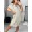 Übergroßes Kurzarm-Sommerkleid für Damen (Einheitsgröße S/M) ITALIAN FASHION IM3233348