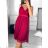 Šaty letní na ramínka dámské (S/M ONE SIZE) ITALSKÁ MÓDA IMPBB22B21841 weiß S / M