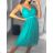 Šaty letní na ramínka dámské (S/M ONE SIZE) ITALSKÁ MÓDA IMPBB22B21841 weiß S / M