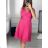 Šaty letní na ramínka dámské (S/M ONE SIZE) ITALSKÁ MÓDA IMPBB22B21841 weiß S