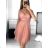 Šaty letní na ramínka dámské (S/M ONE SIZE) ITALSKÁ MÓDA IMPBB22B21841 weiß S