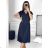 Kurzärmliges Sommerkleid für Damen (Einheitsgröße S/M) ITALIAN FASHION IMM23M20814