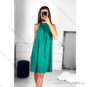 Kurzes, ärmelloses Icecool-Sommerkleid für Damen (S/M EINHEITSGRÖSSE) ITALIAN FASHION IMM23177