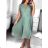 Elegantes Sommerkleid mit kurzen Ärmeln für Damen (Einheitsgröße S/M) ITALIAN FASHION IMWGB231614