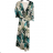 Langes Chiffon-Kurzarmkleid für Damen (S/M ONE SIZE) ITALIAN FASHION IMWGS231048