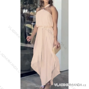 Langes, elegantes ärmelloses Damenkleid (S/M EINHEITSGRÖSSE) ITALIAN FASHION IMPGM2323799
