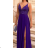 Langes, elegantes, glitzerndes Pailletten-Trägerkleid für Damen (Einheitsgröße S/M) ITALIAN FASHION IMPGM236127